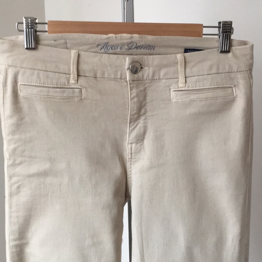 🌸NEW ITEM-Agave Denim Fortuna pant leg jean cream